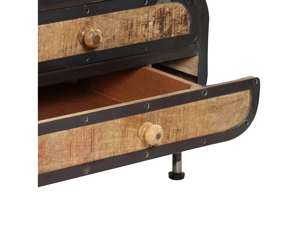 Mesa de centro | Mesa de café | Mesa auxiliar Madera vieja 60x60x30 cm Madera contrachapada SHL1348