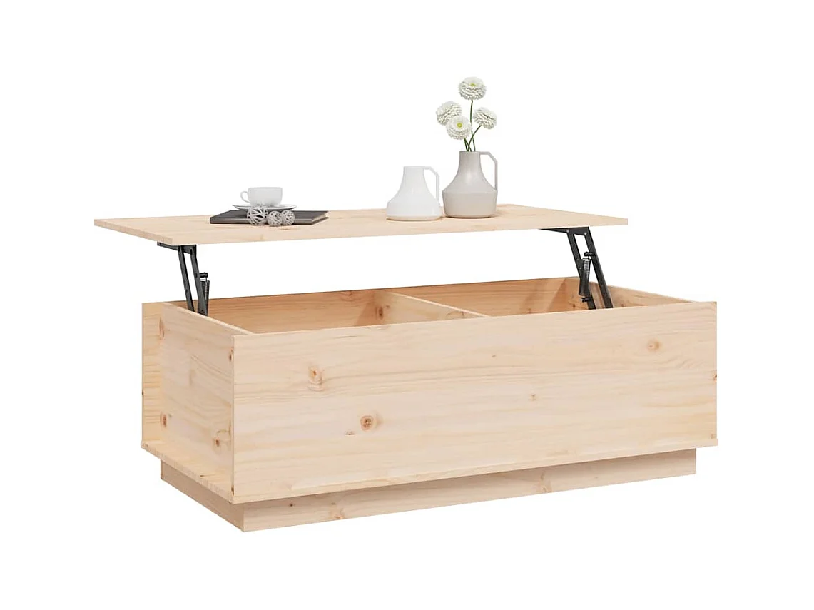 Mesa de centro | Mesa auxiliar madera contrachapada blanco brillo 90x50x40 cm SHL1591