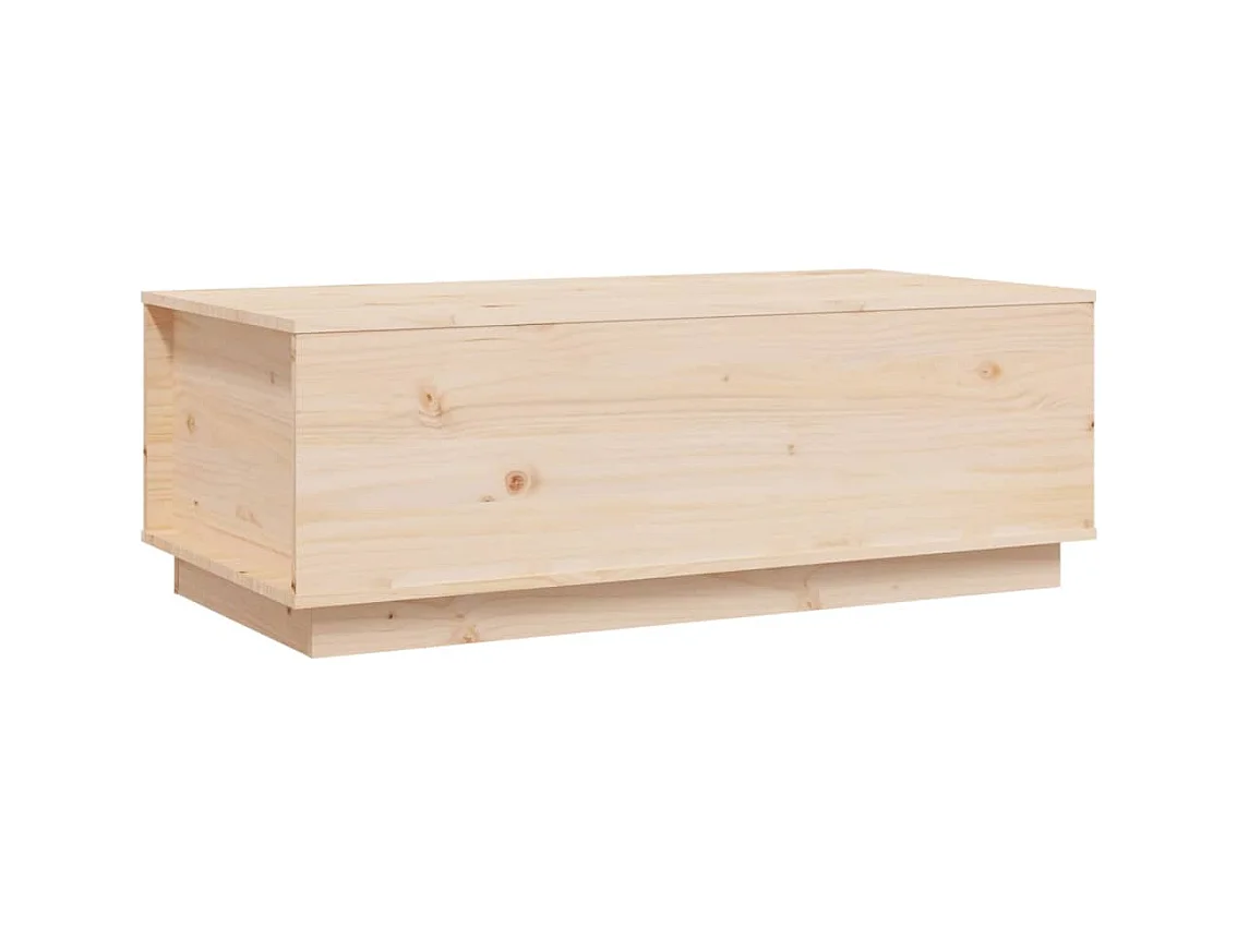 Table basse salon-Table d'appoint 100x50x35 cm Bois massif de pin SHL13474