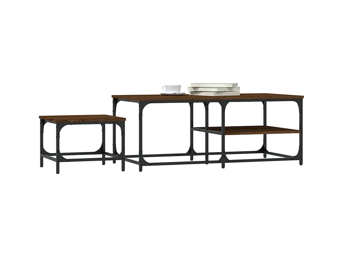 Mesa de centro-Mesa auxiliar Corona Range pino mexicano 100x55x44 cm SHL4253