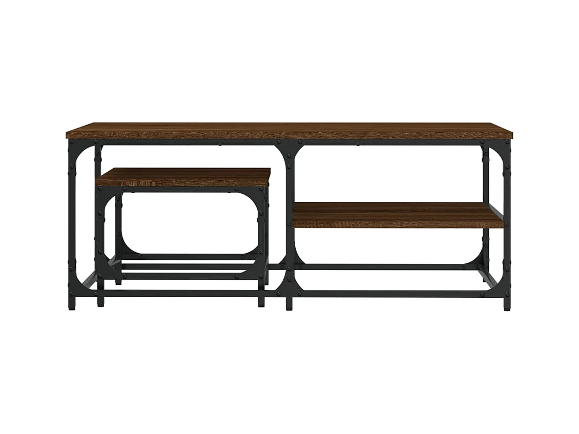 Mesa de centro-Mesa auxiliar Corona Range pino mexicano 100x55x44 cm SHL4253