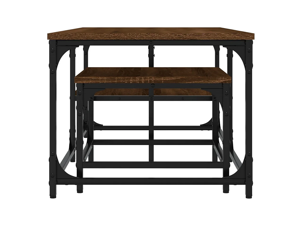 Mesa de centro-Mesa auxiliar Corona Range pino mexicano 100x55x44 cm SHL4253