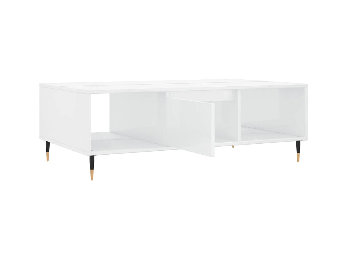 Mesa de centro | Mesa auxiliar madera de ingeniería marrón roble 100x50x35,5 cm SHL3395