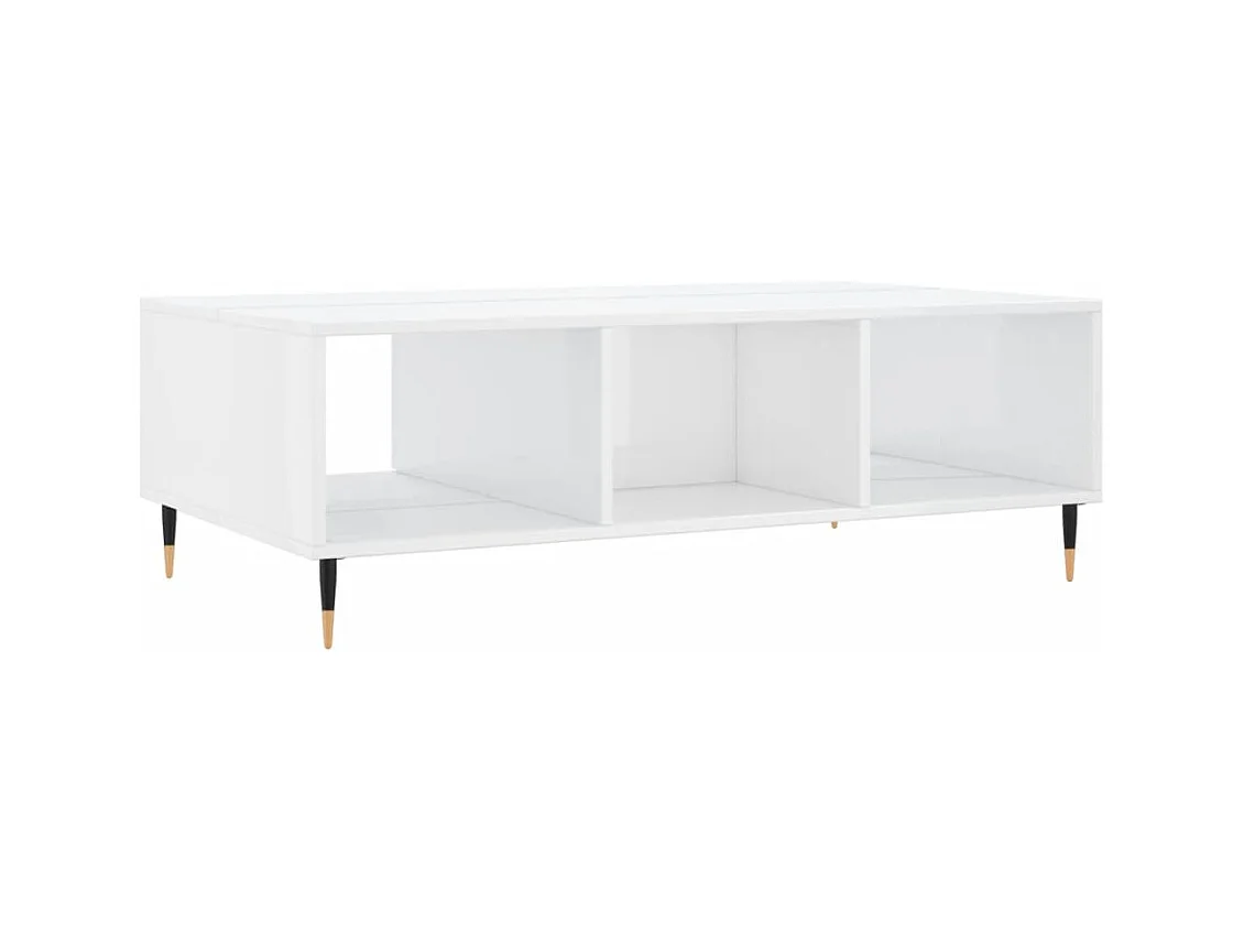 Mesa de centro | Mesa auxiliar madera de ingeniería marrón roble 100x50x35,5 cm SHL3395