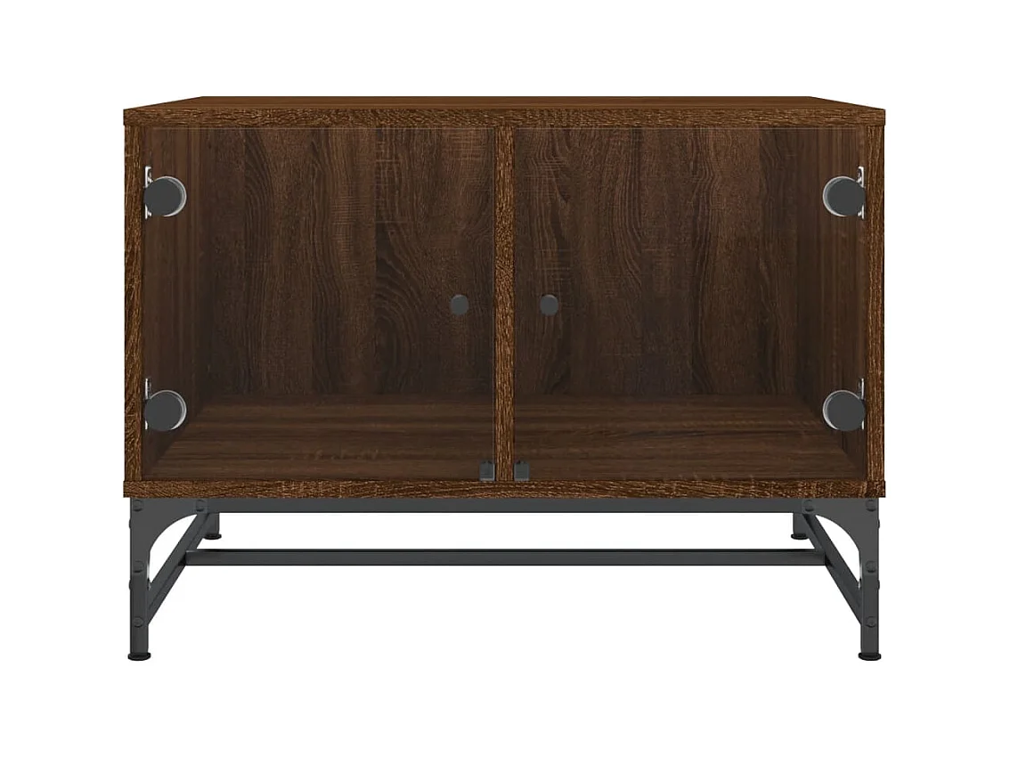 Mesa de centro-Mesa auxiliar de bambú 70x40x35 cm SHL3486