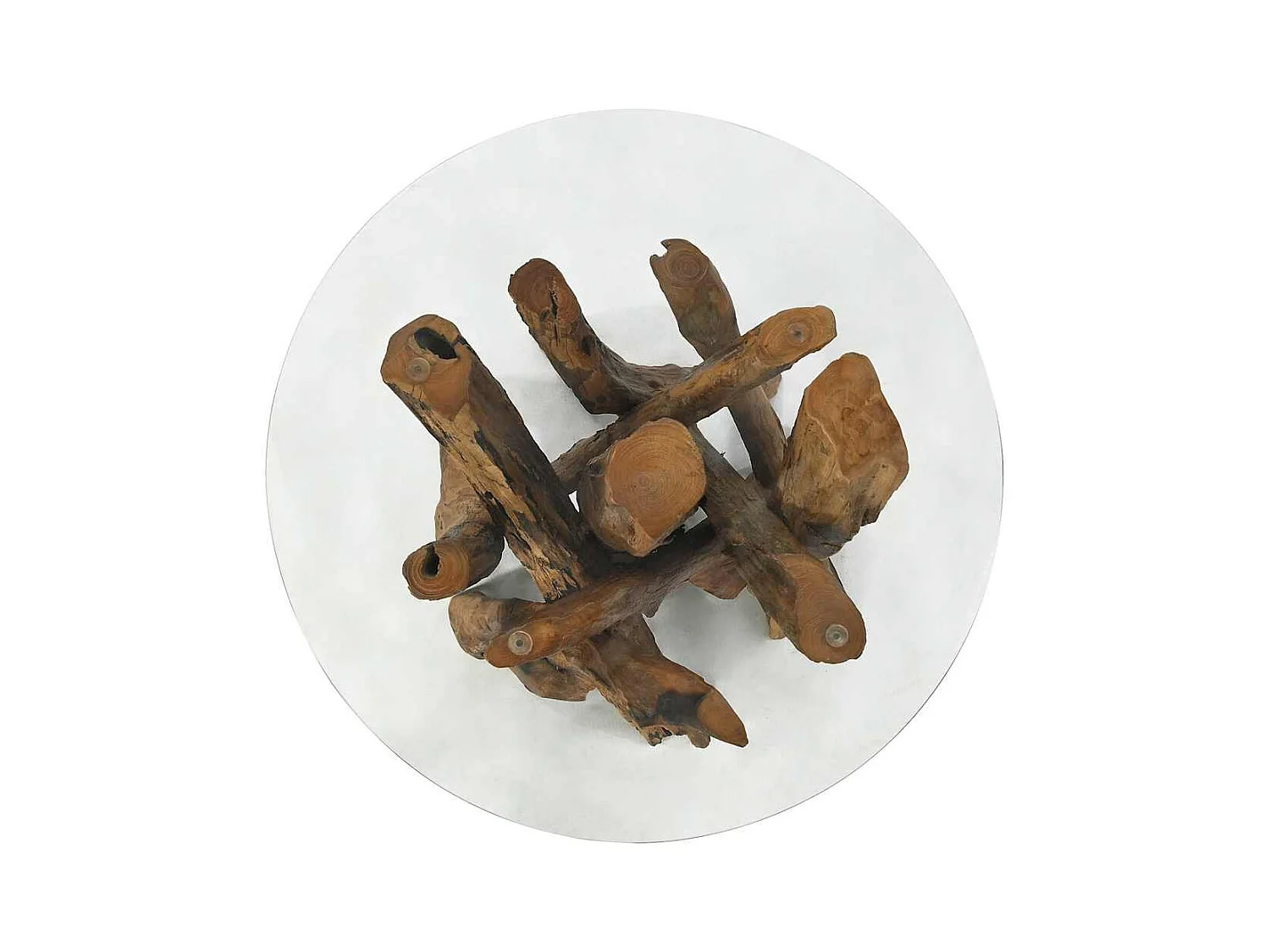 Mesa de centro | Mesa de apoio em teca maciça 60 cm