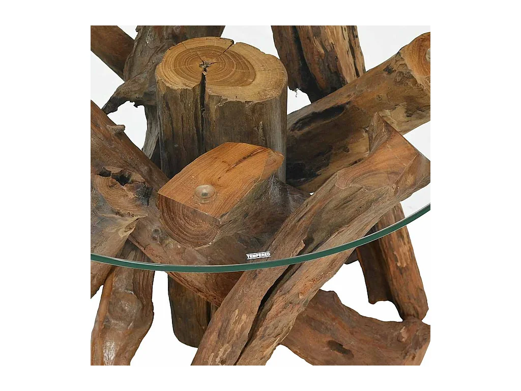 Mesa de centro | Mesa de apoio em teca maciça 60 cm