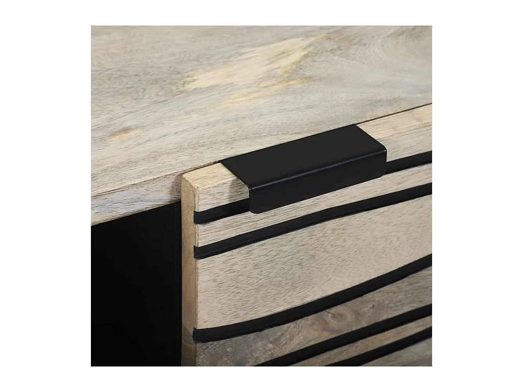 Mesas de centro apilables | Mesitas auxiliares 3 pzas madera ingeniería roble humo SHL577