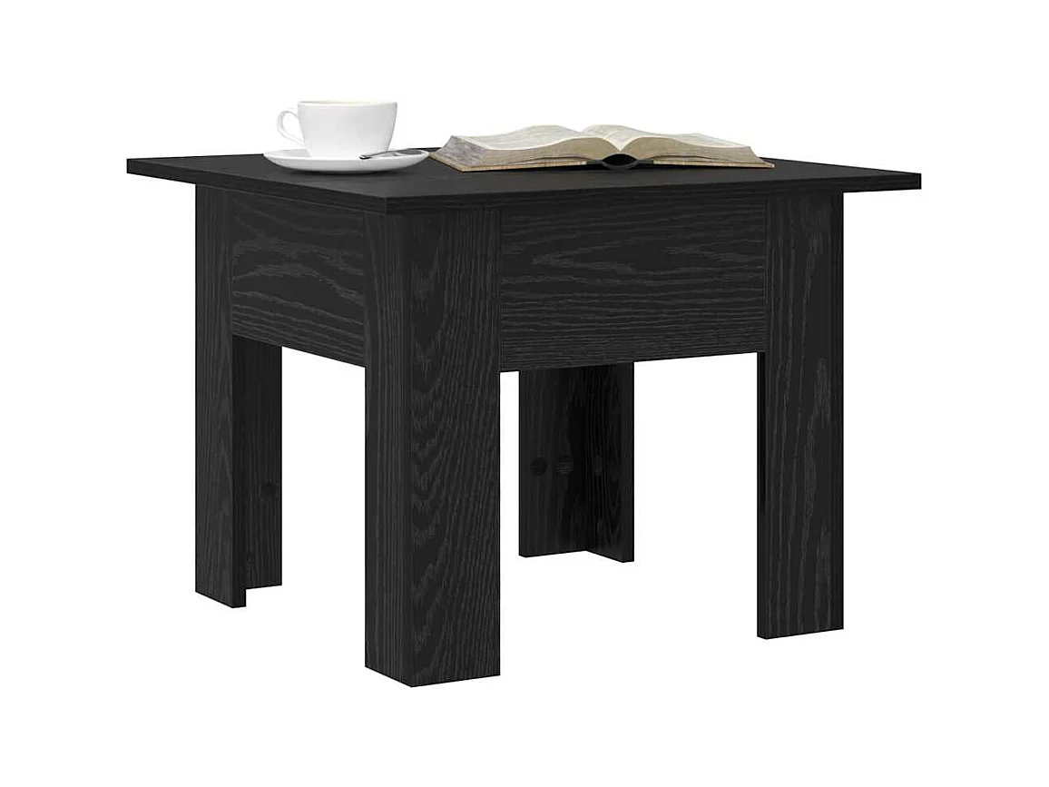 Mesas de centro | Mesas auxiliares 2 uds madera de ingeniería negro 50x50x40 cm SHL183139