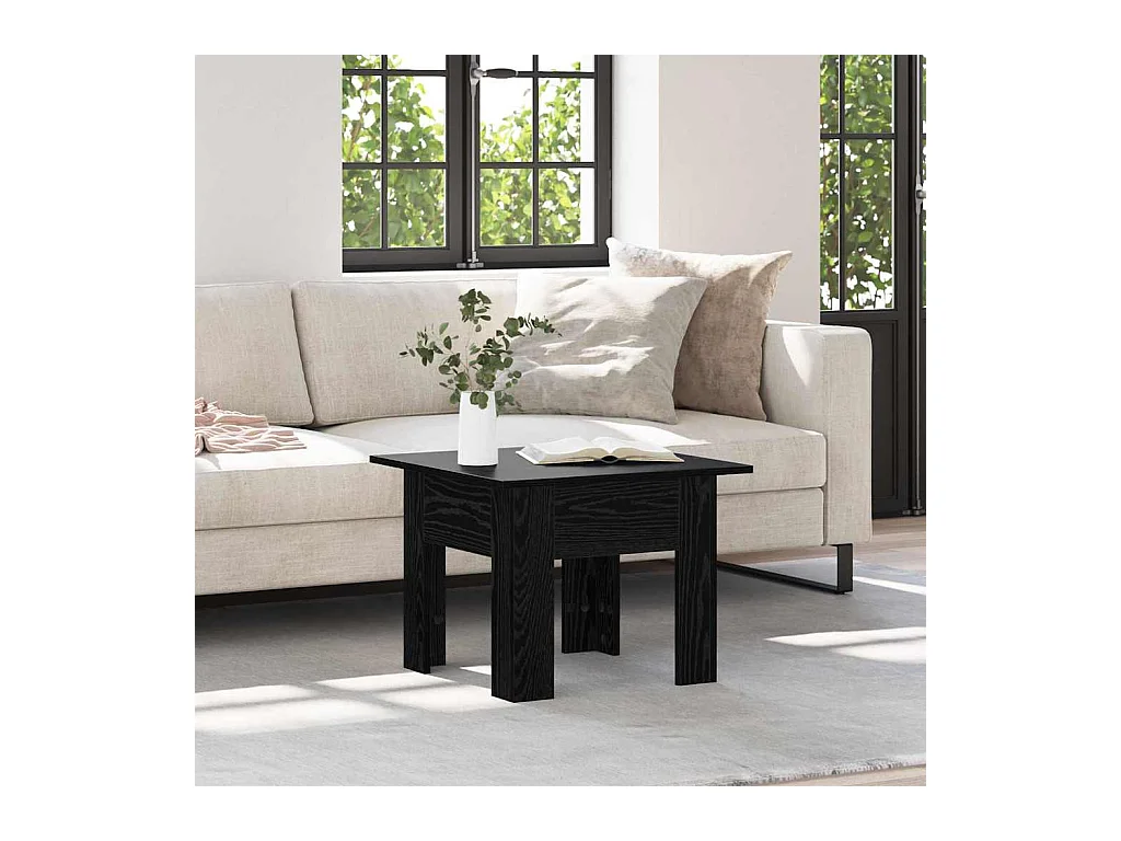 Mesas de centro | Mesas auxiliares 2 uds madera de ingeniería negro 50x50x40 cm SHL183139