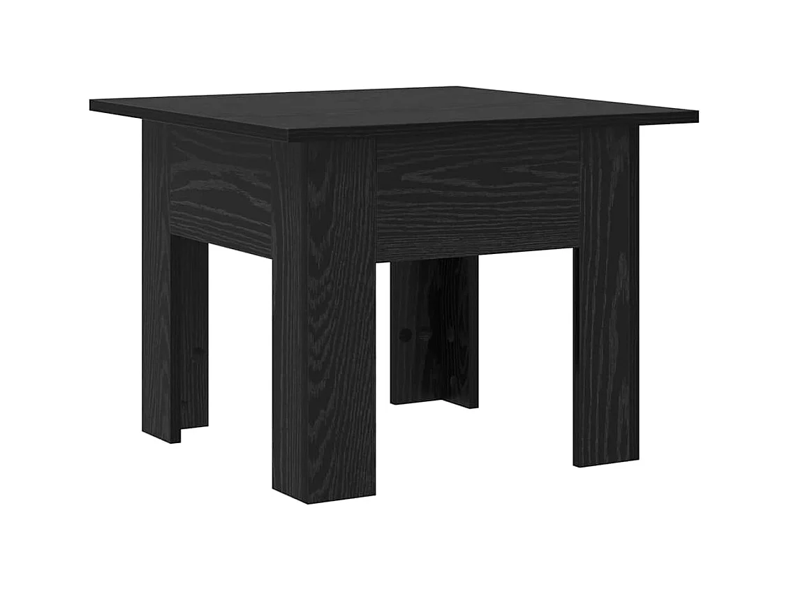 Table basse salon-Table d'appoint Chêne noir 55x55x42 cm Bois d'ingénierie SHL69042
