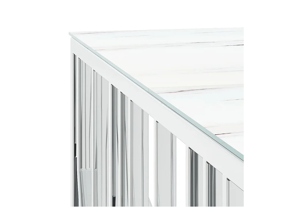 Mesa de centro | Mesa auxiliar con Infinity LED marrón roble 40x40x51 cm SHL694232