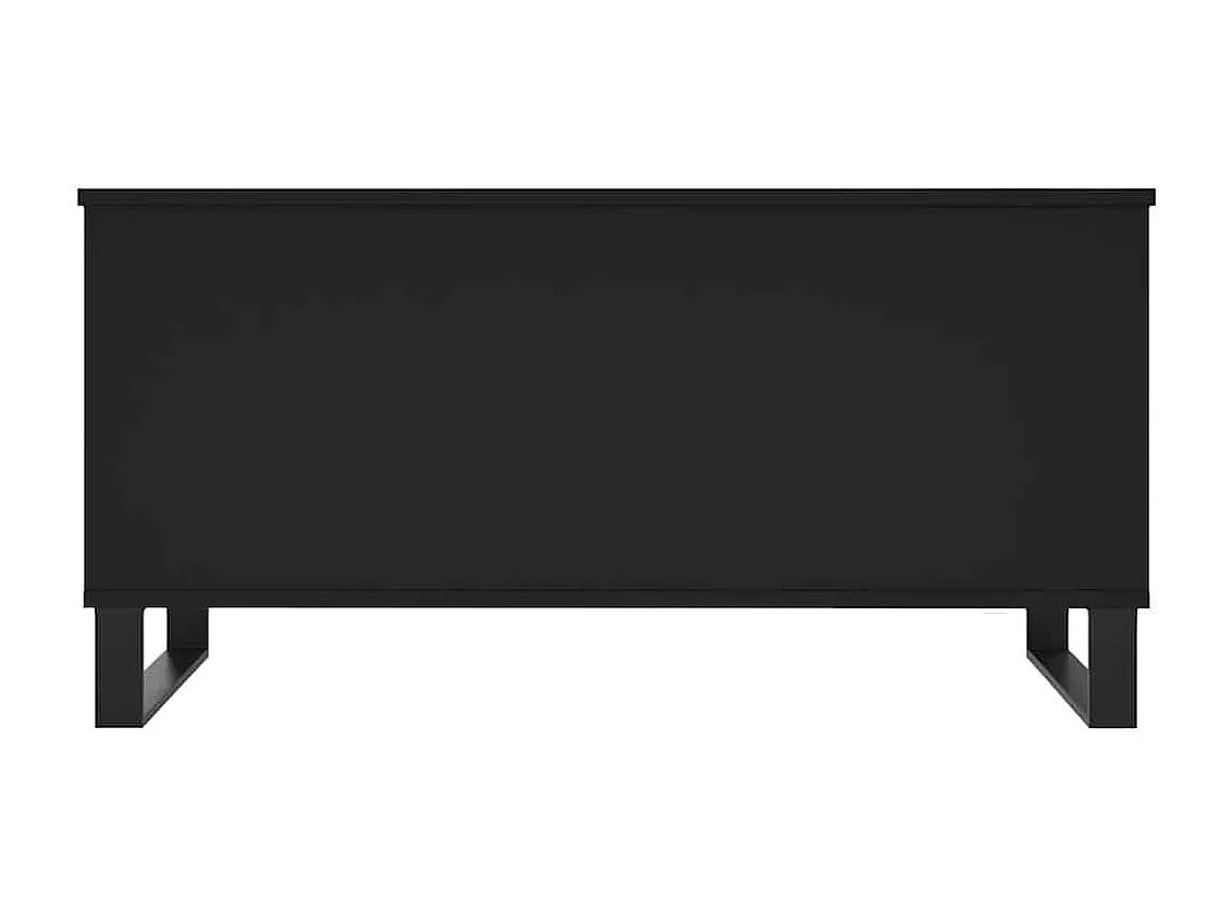 Couchtisch-Wohnzimmertisch-Beistelltische Schwarz 90x44,5x45 cm Holzwerkstoff SHL18736