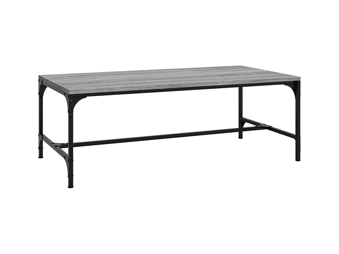 Table basse salon-Table d'appoint Sonoma gris 80x50x35 cm Bois d'ingénierie SHL85760