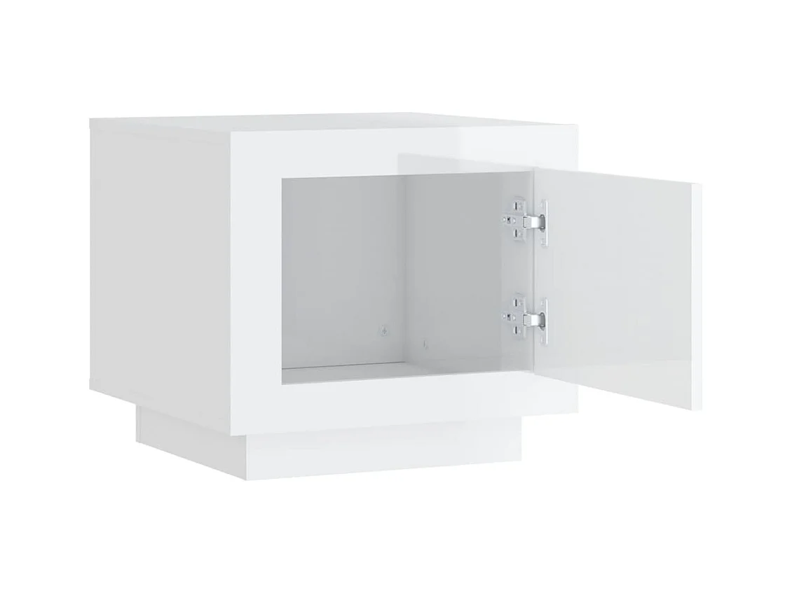 Mesa de centro | Mesa auxiliar giratoria 360 grados negro 70x70x34,5 cm SHL48239