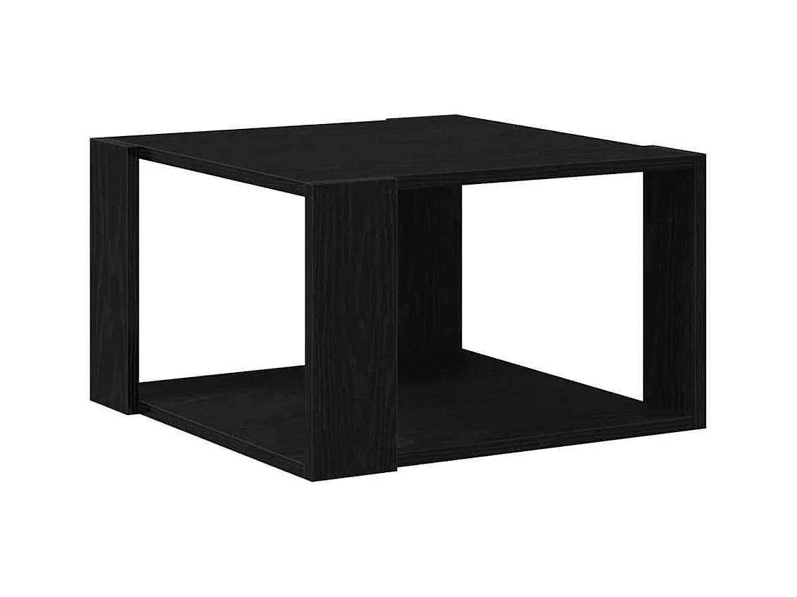 Table basse salon-Table d'appoint Noir Chêne 85x55x31 cm Bois d'ingénierie SHL46783