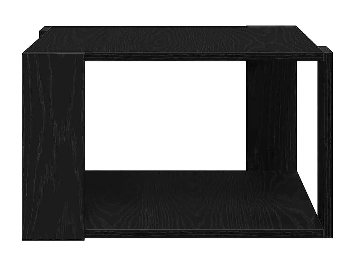 Table basse salon-Table d'appoint Noir Chêne 85x55x31 cm Bois d'ingénierie SHL46783