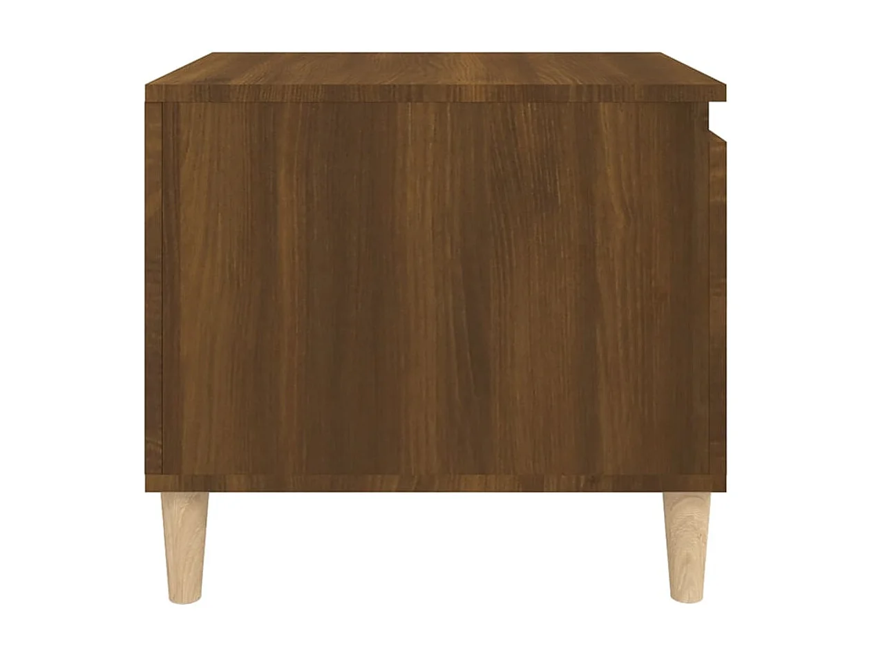 Mesa de centro | Mesa auxiliar madera de ingeniería blanca 50x50x40 cm SHL39263