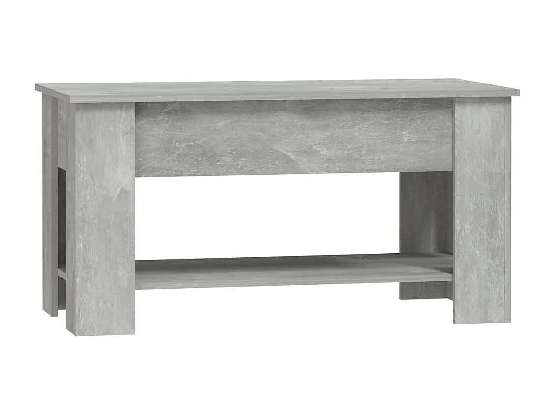 Mesa de centro | Mesa auxiliar de madera maciza de pino blanco 118x63x45 cm SHL4541