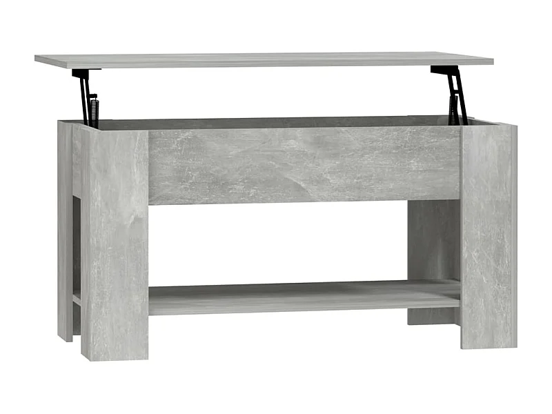 Mesa de centro | Mesa auxiliar de madera maciza de pino blanco 118x63x45 cm SHL4541