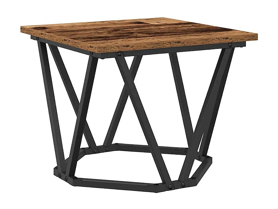 Mesa de centro | Mesas apilables | Mesa auxiliar 2 unidades madera maciza de acacia SHL3196