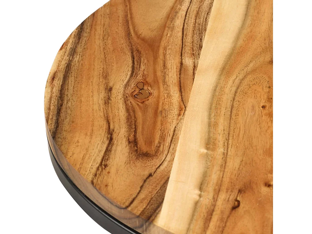 Couchtisch 2er Set-Satztische-Sofatisch Massivholz Akazie SHL58744