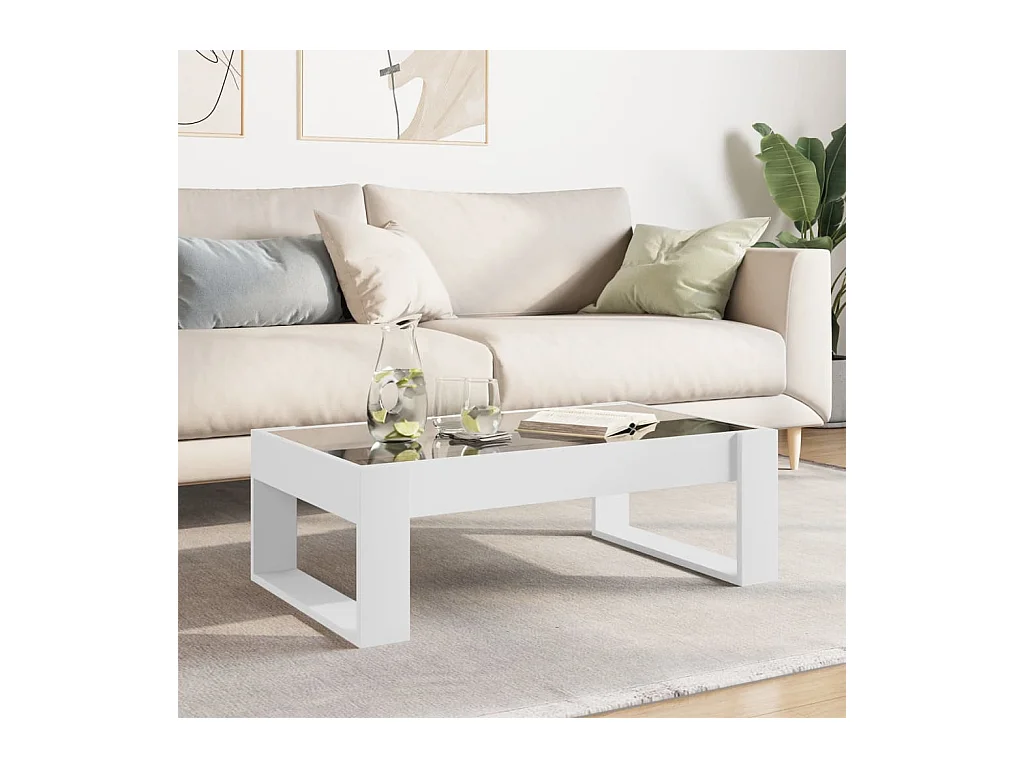 Mesa de centro-Mesa auxiliar madera de ingeniería gris Sonoma 100x100x35 cm SHL4501