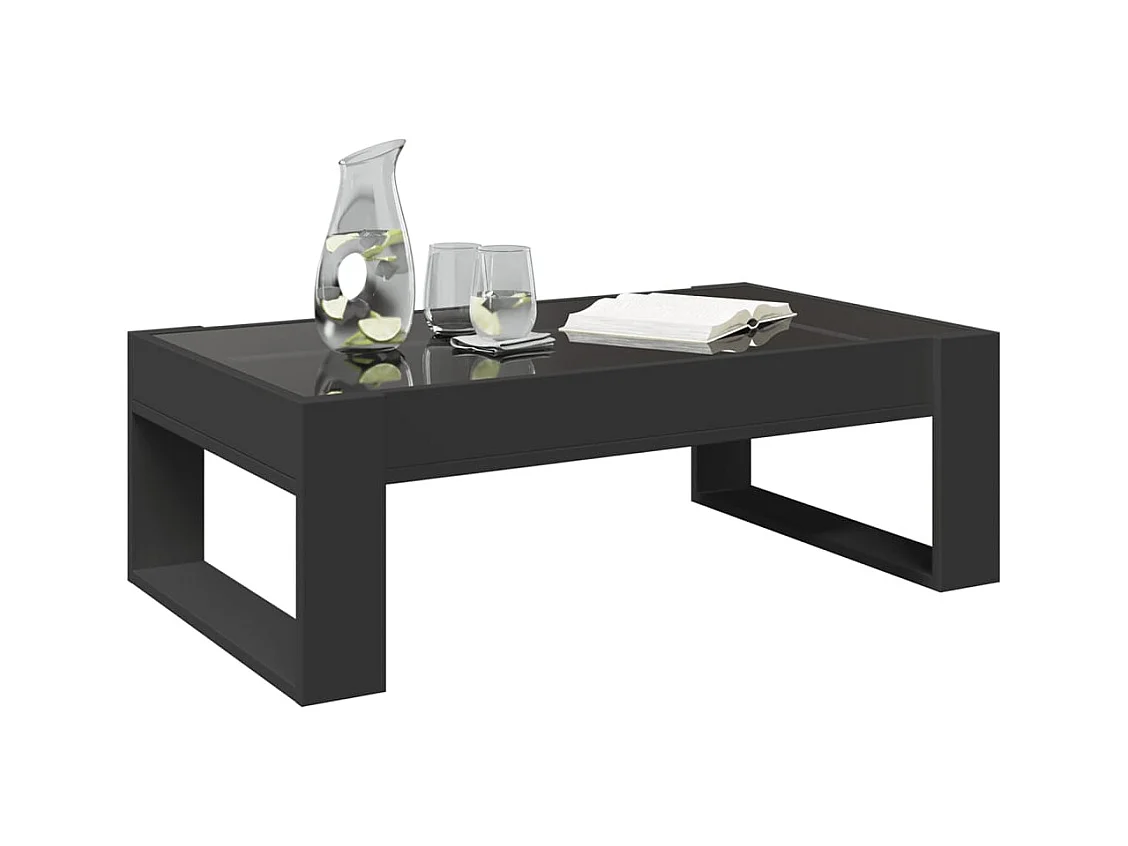 Mesa de centro-Mesa auxiliar madera de ingeniería gris Sonoma 100x100x35 cm SHL69869
