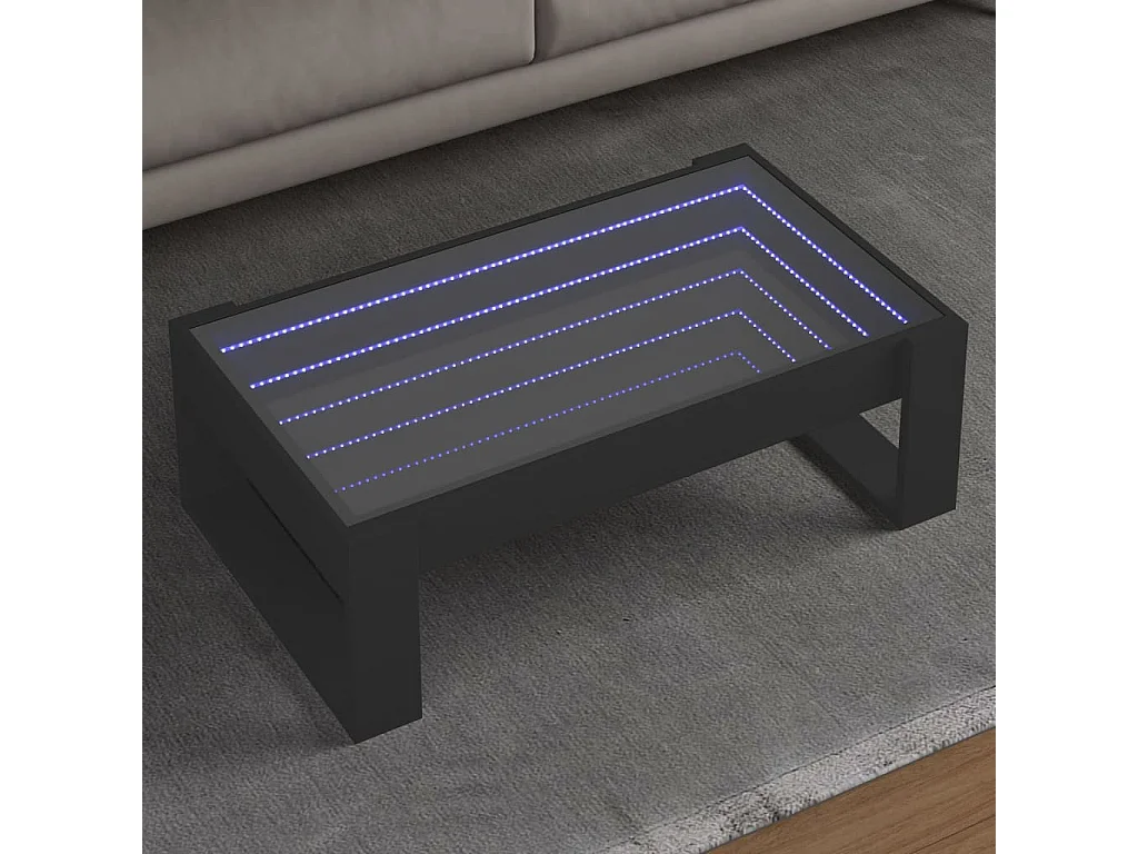 Mesa de centro-Mesa auxiliar madera de ingeniería gris Sonoma 100x100x35 cm SHL69869