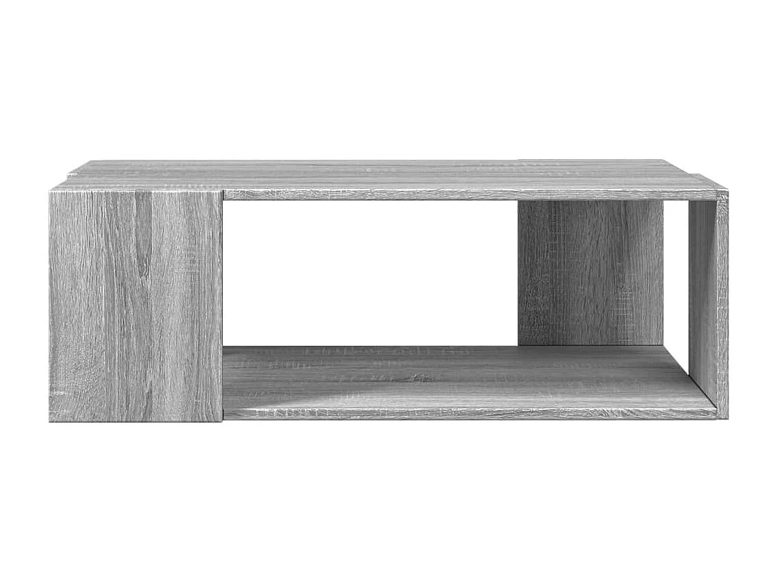 Tavolino Salotto-Tavolino Basso Grigio Sonoma 89.5x48x30 cm Legno Multistrato SHL49035