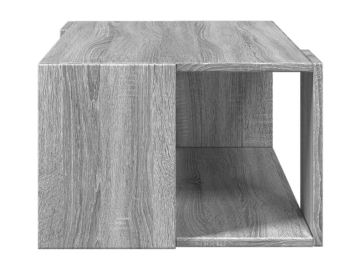Tavolino Salotto-Tavolino Basso Grigio Sonoma 89.5x48x30 cm Legno Multistrato SHL49035