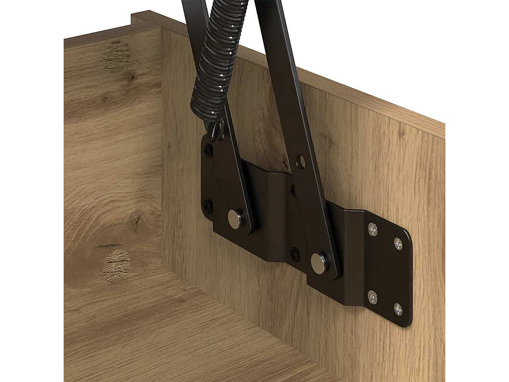 Salontafel | Bijzettafel Artisan Eiken 80x50.5x41.5cm Bewerkt hout SHL6136