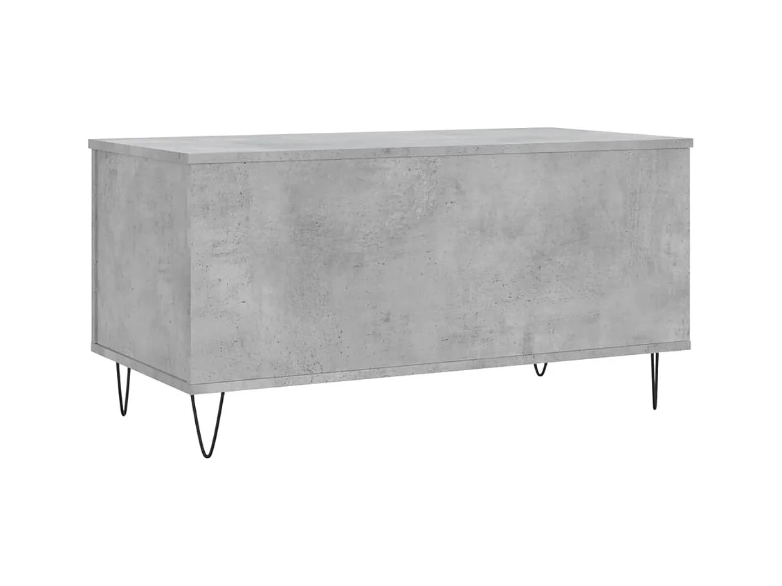 Mesa de centro | Mesa auxiliar superficie de vidrio acero negra 78,5x40x45 cm SHL2065
