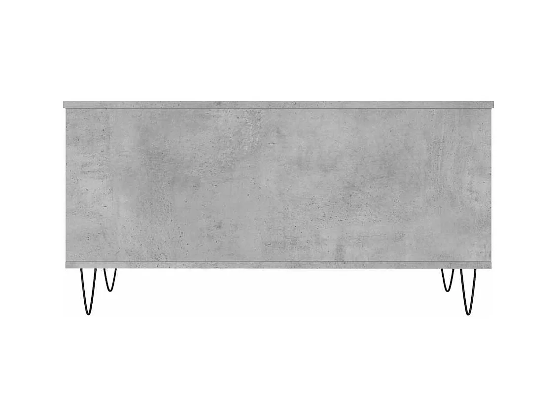 Mesa de centro | Mesa auxiliar superficie de vidrio acero negra 78,5x40x45 cm SHL2065