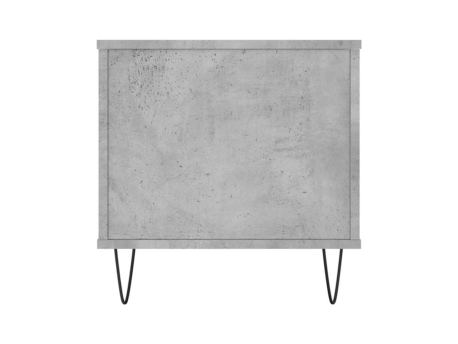Mesa de centro | Mesa auxiliar superficie de vidrio acero negra 78,5x40x45 cm SHL2065