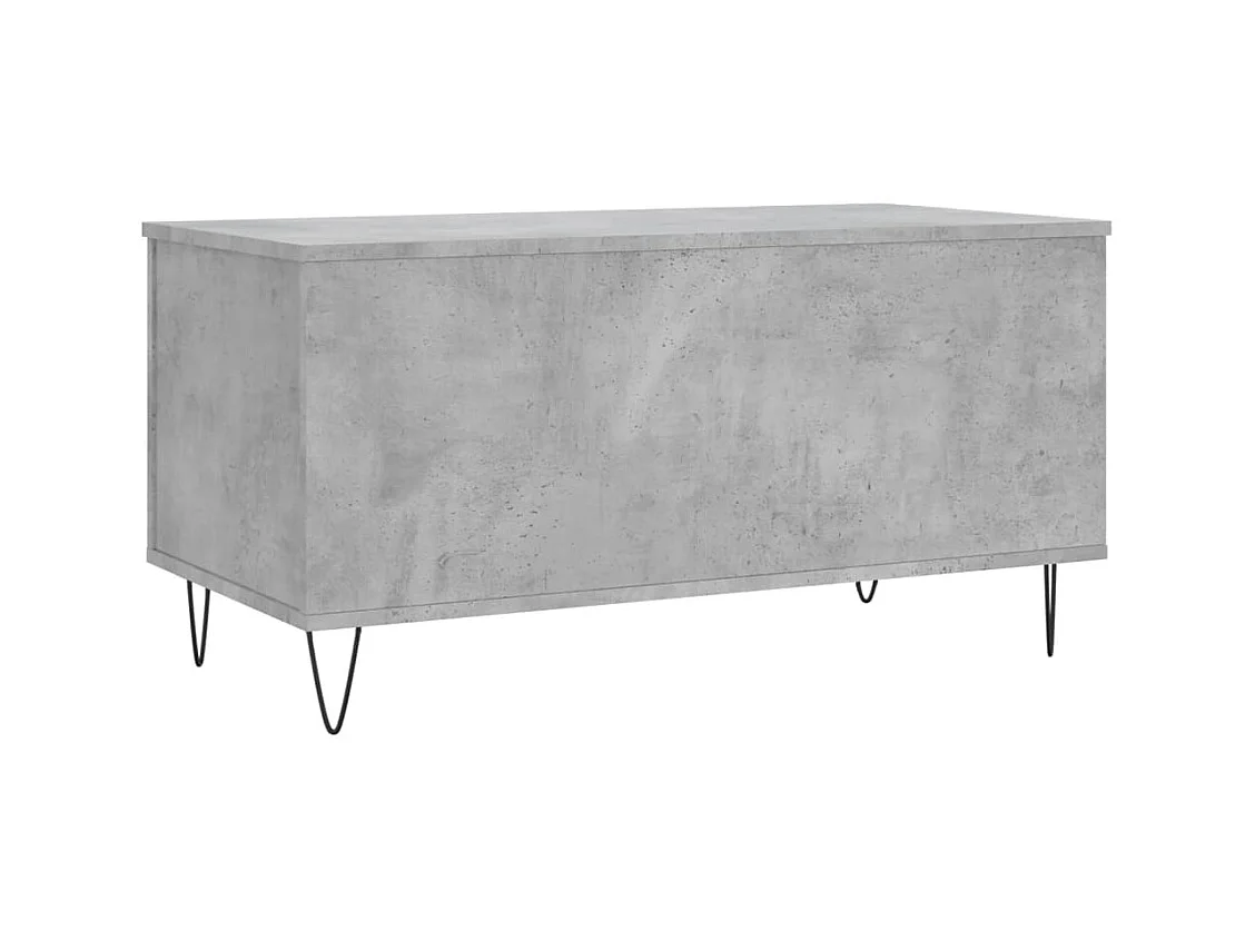 Mesa de centro | Mesa auxiliar superficie de vidrio acero negra 78,5x40x45 cm SHL2065