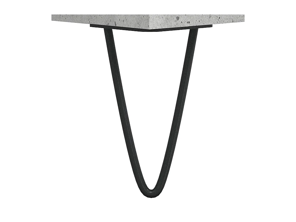 Mesa de centro | Mesa auxiliar superficie de vidrio acero negra 78,5x40x45 cm SHL2065