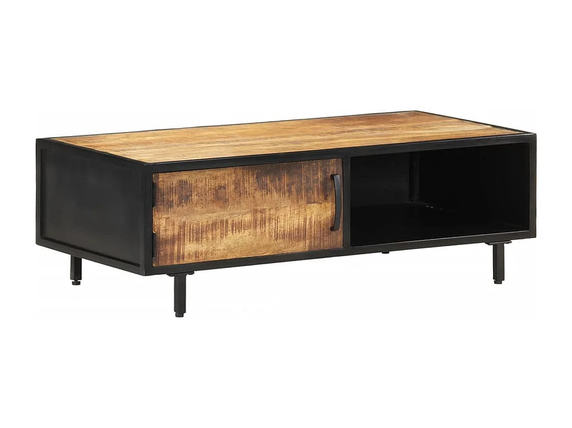 Mesa de centro | Mesa de café | Mesa auxiliar Roble artisan 90x90x28 cm Madera contrachapada SHL3380