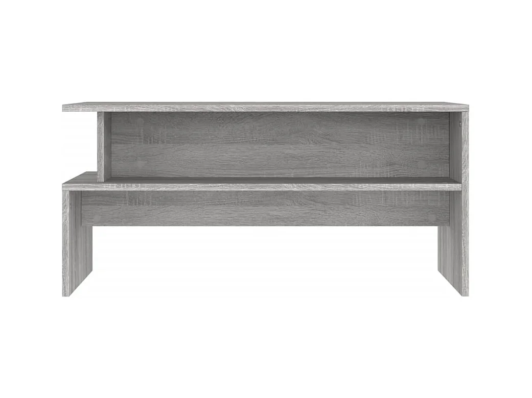 Mesa de centro-Mesa auxiliar acero inoxidable y vidrio 110x45x45 cm SHL2936