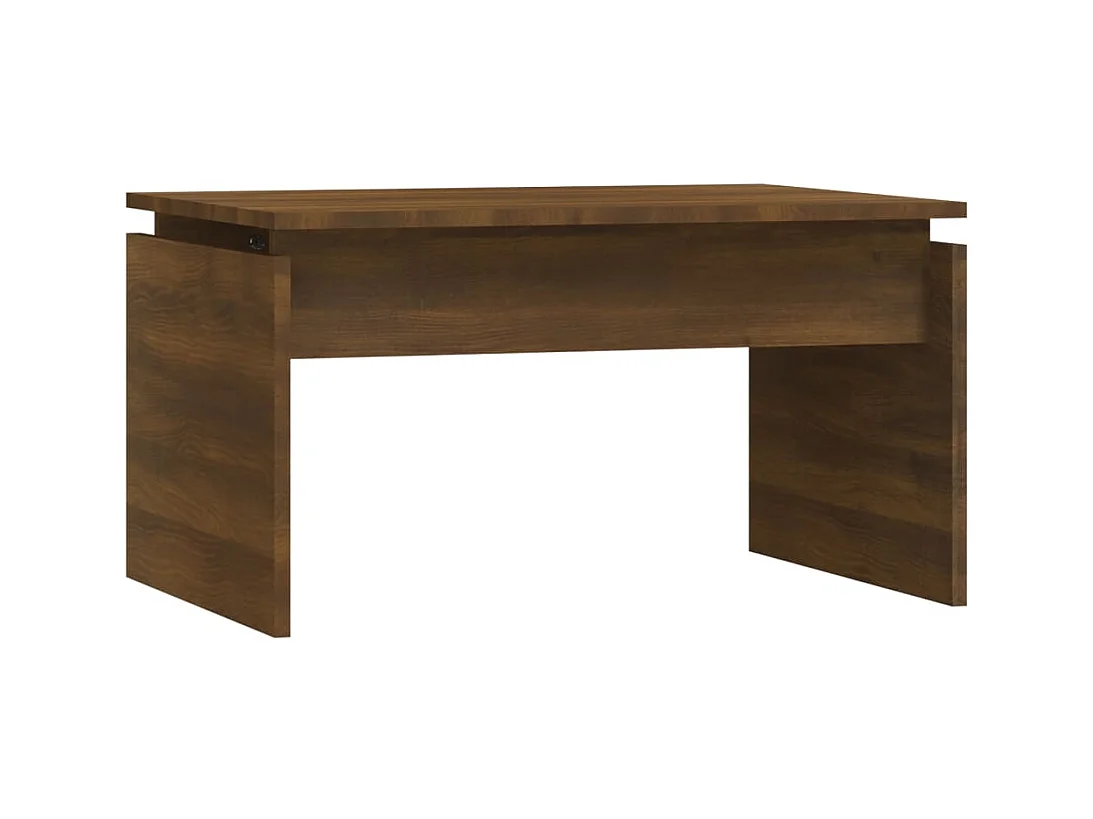 Table basse salon-Table d'appoint Chêne marron 68x50x38 cm Bois d'ingénierie SHL91946