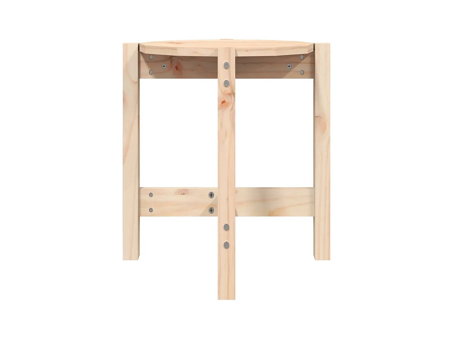 Mesa de centro | Mesa auxiliar madera de ingeniería blanco brillo 50x46x50 cm SHL3853