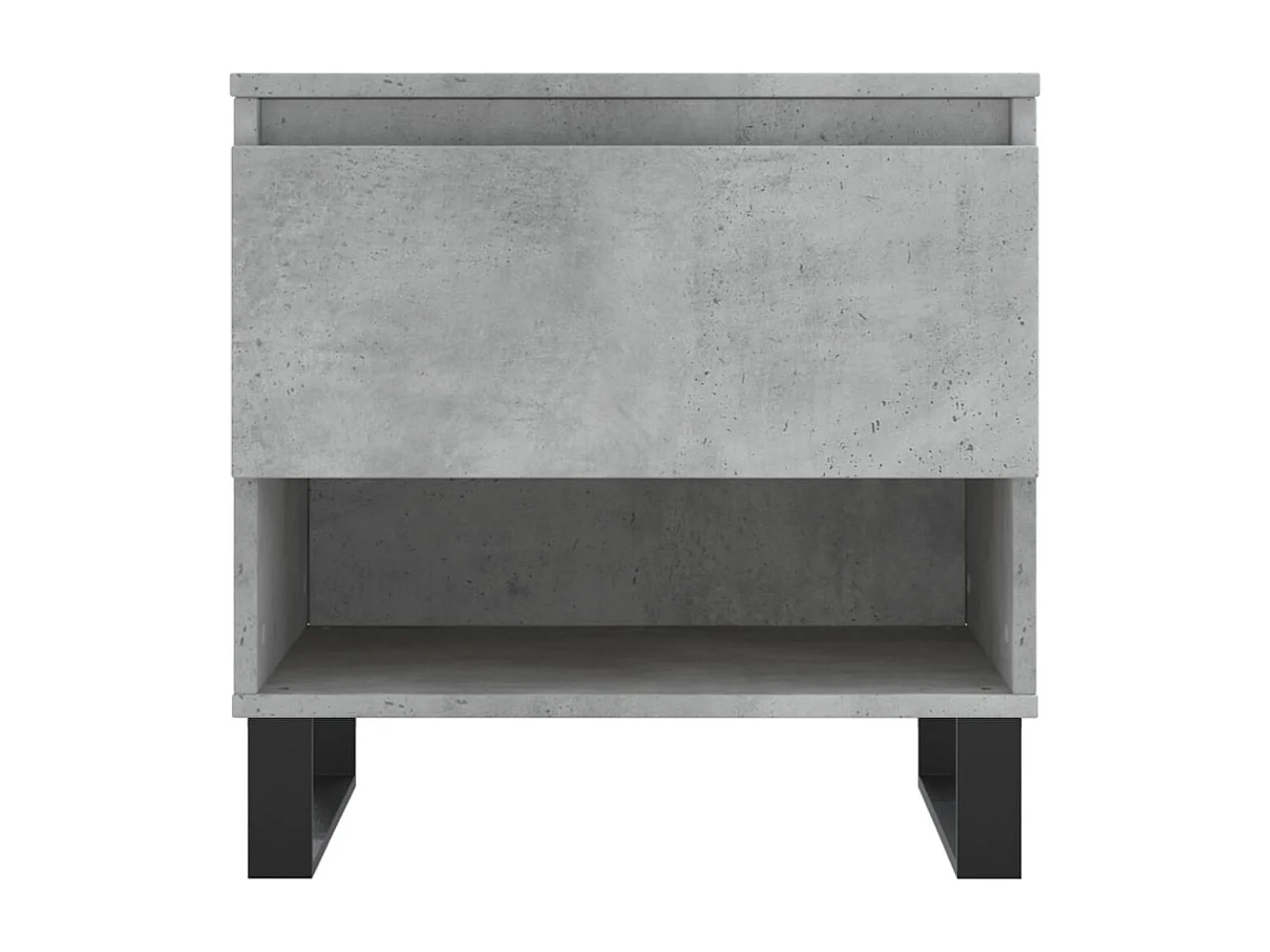 Couchtisch 2er Set-Sofatisch-Beistelltische Betongrau 50x46x50 cm Holzwerkstoff SHL19029