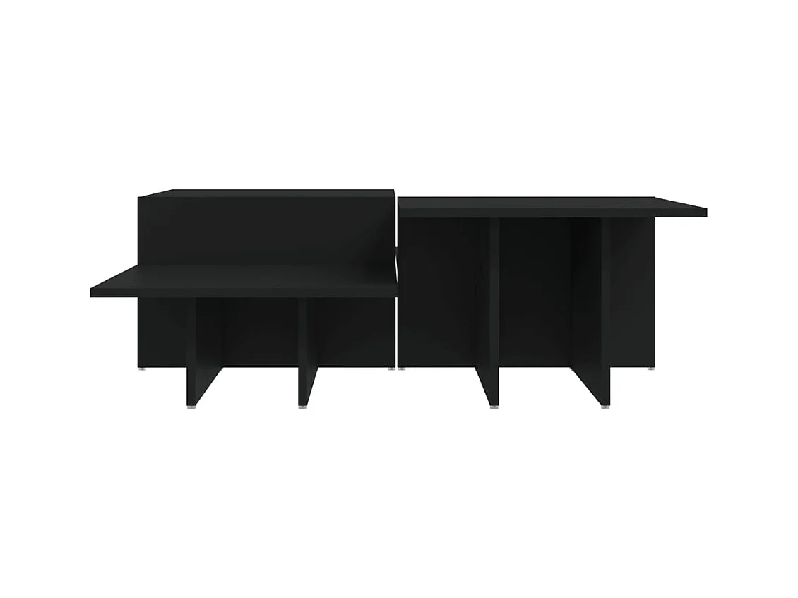 Mesas de centro | Mesas auxiliares 2 uds madera ingeniería gris Sonoma 50x50x40 cm SHL4663