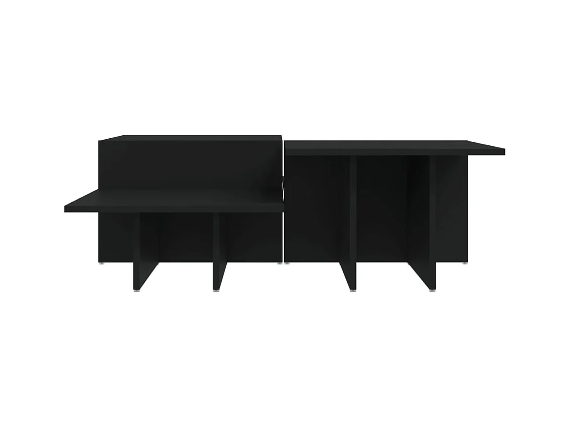 Mesas de centro | Mesas auxiliares 2 uds madera ingeniería gris Sonoma 50x50x40 cm SHL4663