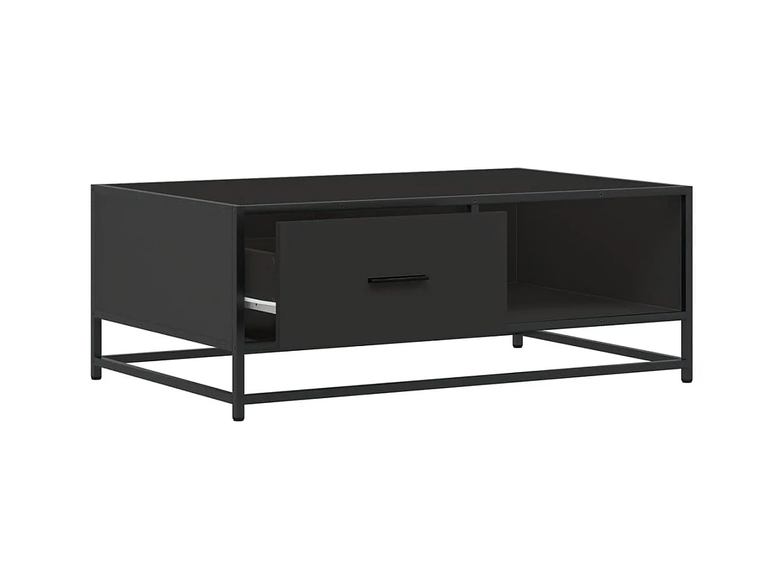 Mesa de centro-Mesa auxiliar madera maciza de pino blanco 80x50x40 cm SHL3043