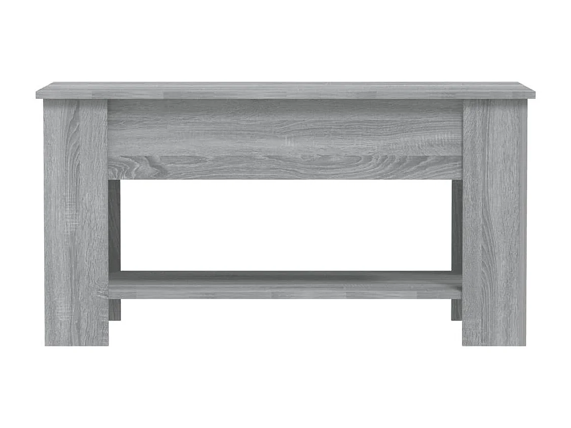 Mesa de centro | Mesa auxiliar madera contrachapada roble ahumado 100x50x35 cm SHL201076