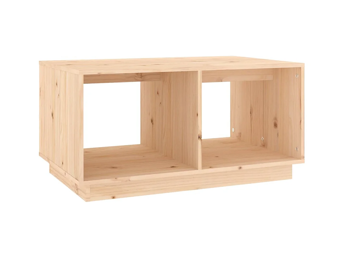 Table basse salon-Table d'appoint 80x50x40 cm Bois massif de pin SHL35395