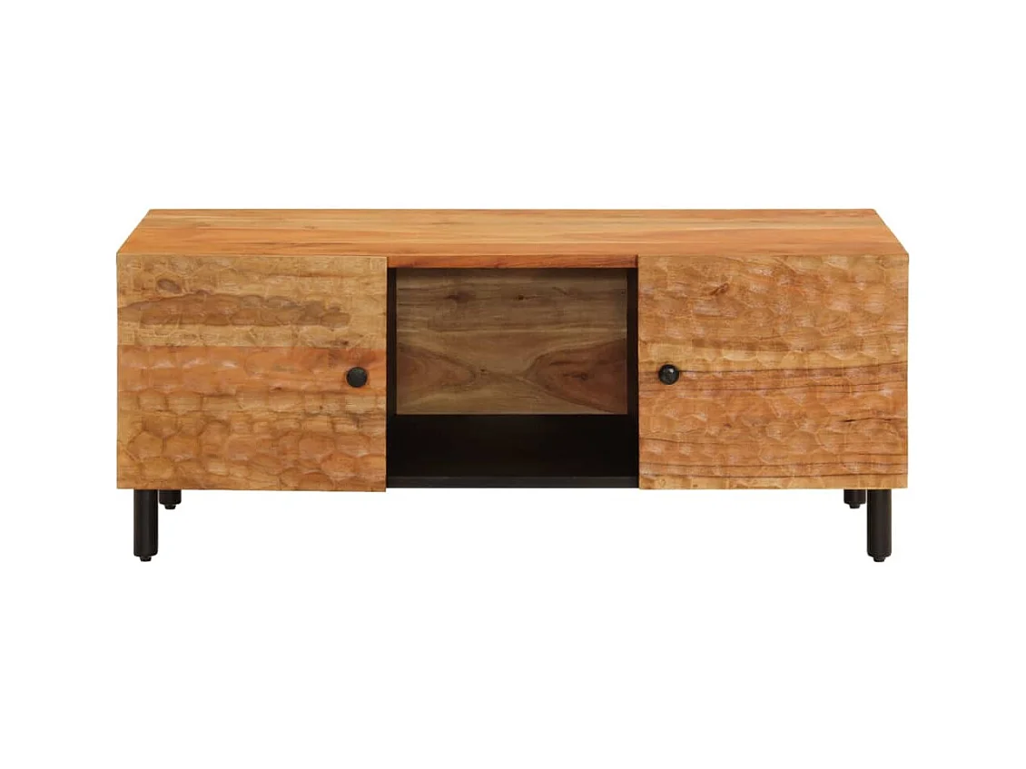 Mesa de centro | Mesa auxiliar con Infinity LED roble Sonoma 70x53x30 cm SHL4004