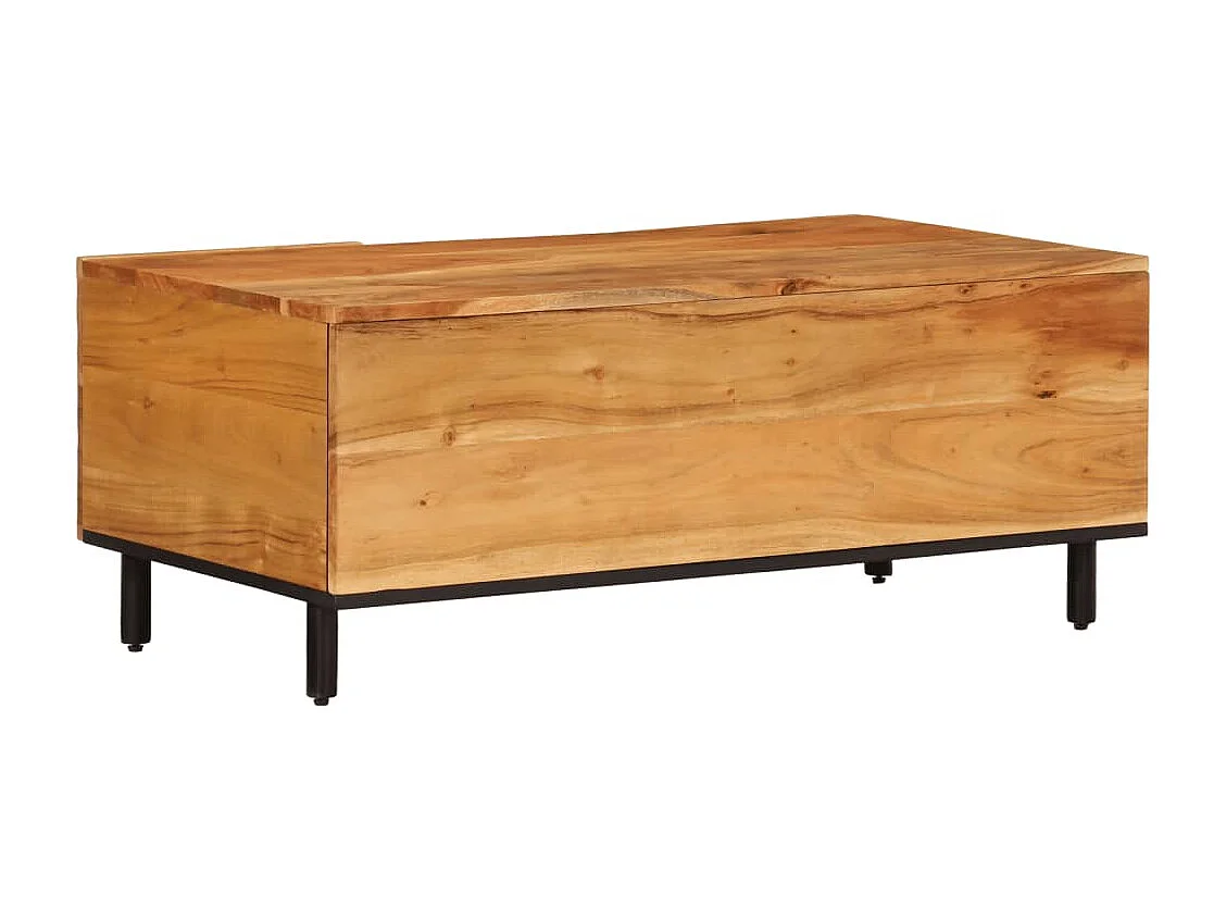 Couchtisch-Sofatisch-Beistelltische 100x54x40 cm Massivholz Akazie SHL54944