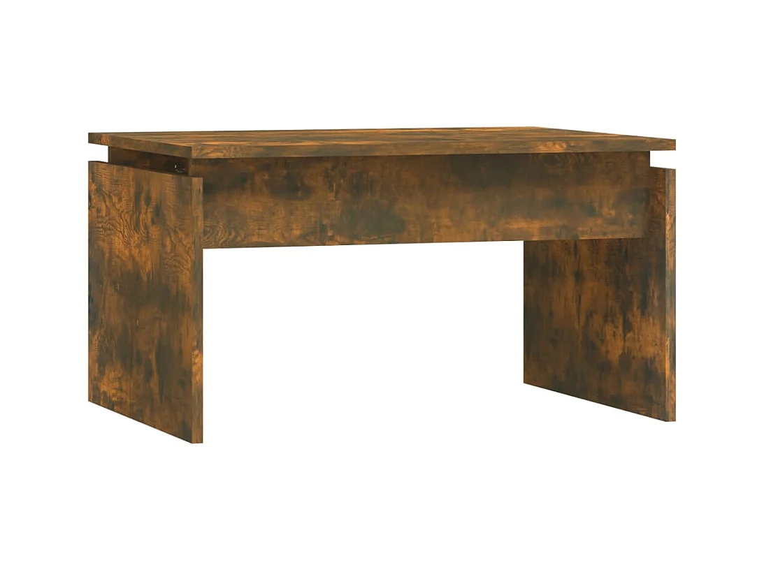 Table basse salon-Table d'appoint Chêne fumé 68x50x38 cm Bois d'ingénierie SHL54805